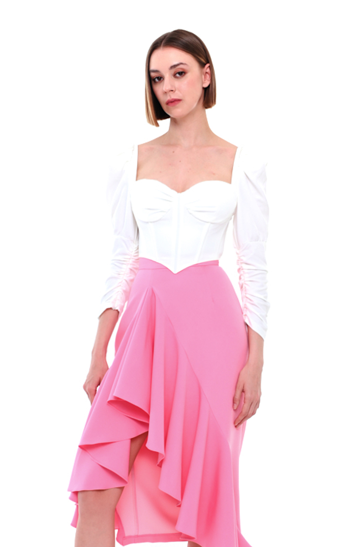 Jewel White Crop Top
